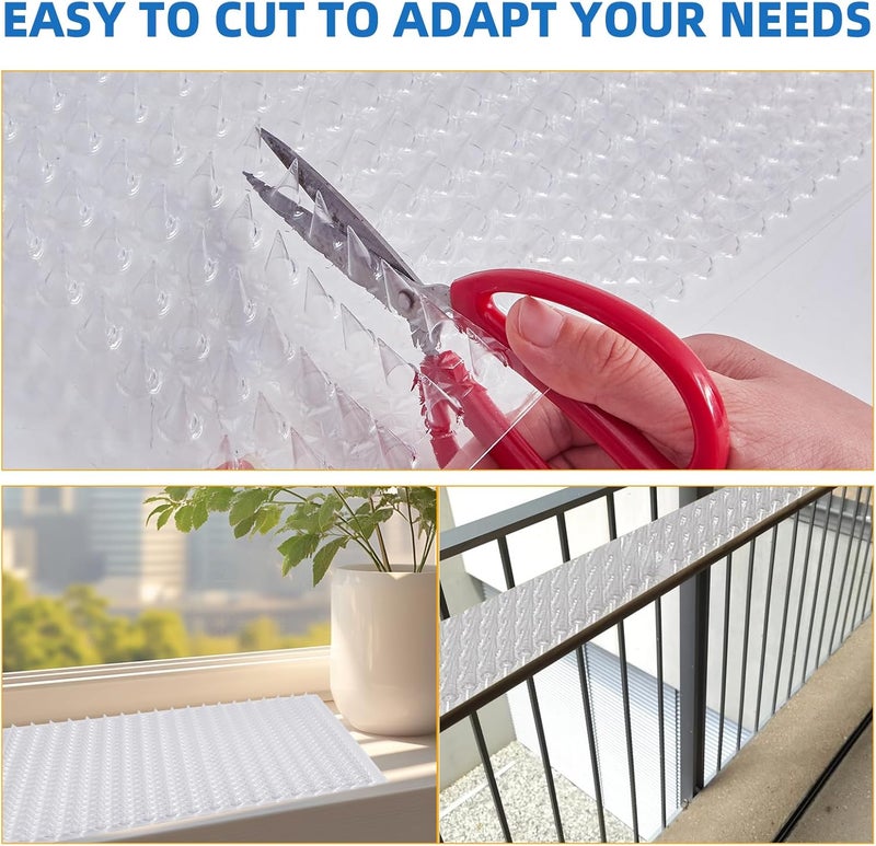 Mardili 18 Pack Scat Mat for Cats with Spikes, Cat Repellent Mat Deterrent Indoor, Training Pads Keep Dogs and Cats Off Couch, Bed, 16 x 13 Inch Garden Scat Mats Outdoor - Image 4